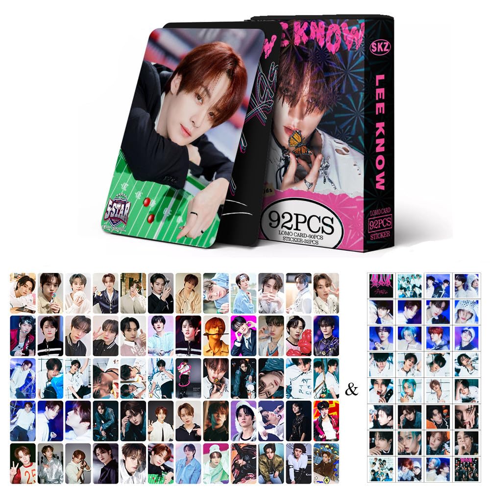 SCISSH Stray-kids Merch Lee Know 60 Adet Kişisel Fotoğraf Kartı 32